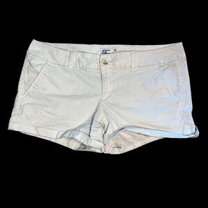 AE khaki stretch shorts sz 8